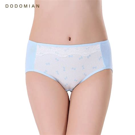 Women Underwear Cotton Cute Candy Printing Briefs Ladies Sexy Panties Dodomian 4pcs Lot High