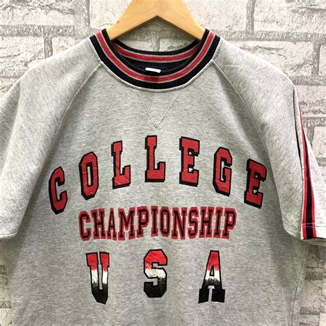 Vintage College Championship Usa T Shirts Ncaa College Sports Etsy