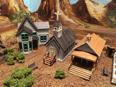 Old West Scenery N Scale Old West Buildings And Scenery Items