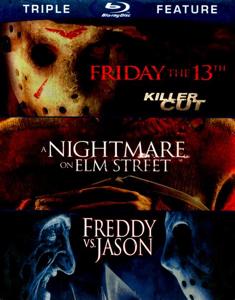 Friday The 13thnightmare On Elm Streetfreddy Vs Jason 3 Discs Blu