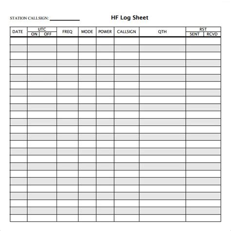 For general use, use the pdf version. FREE 13+ Sample Log Sheet Templates in Google Docs ...