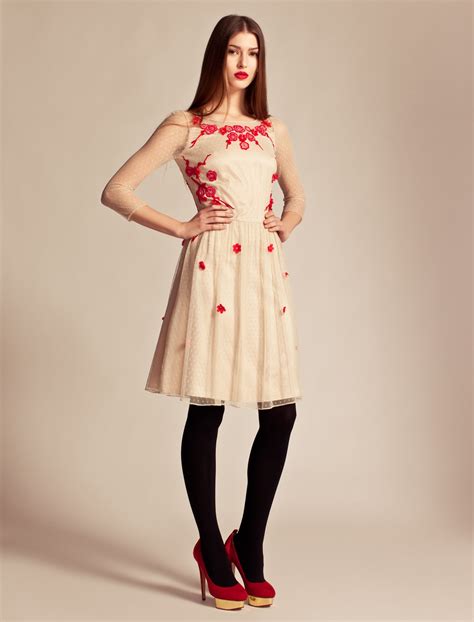 Lyst Alice By Temperley Cherry Blossom Dress In Natural