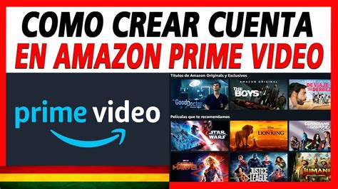 C Mo Crear Cuenta En Amazon Prime Video Youtube