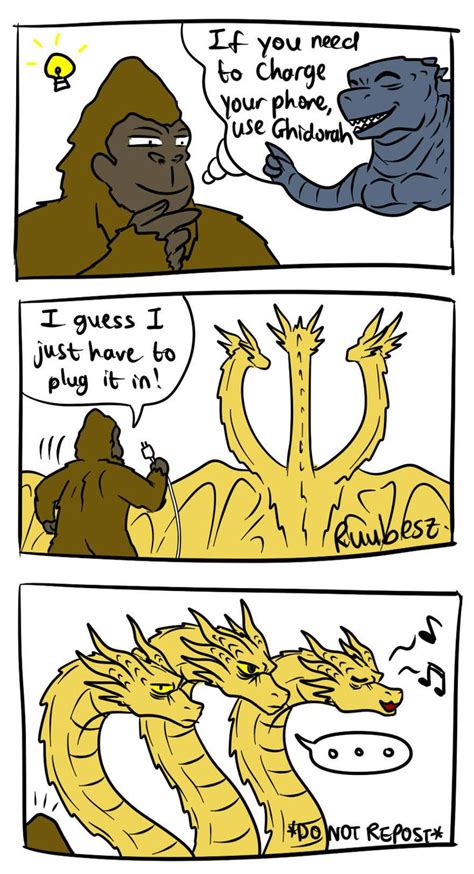 Procrastination Godzilla Funny Godzilla Comics Godzilla Vs Gigan