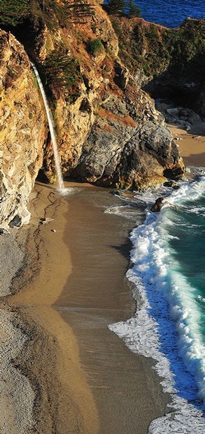 Mcway Falls Big Sur California • Beautiful Places California