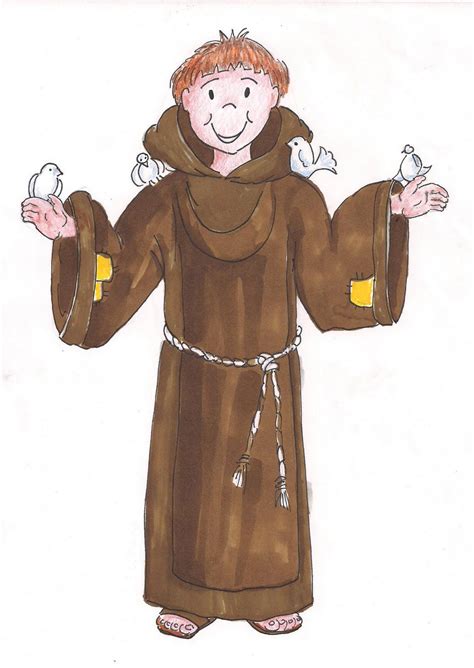 Resultat d imatges de dibujos para colorear de sant francisco d assís