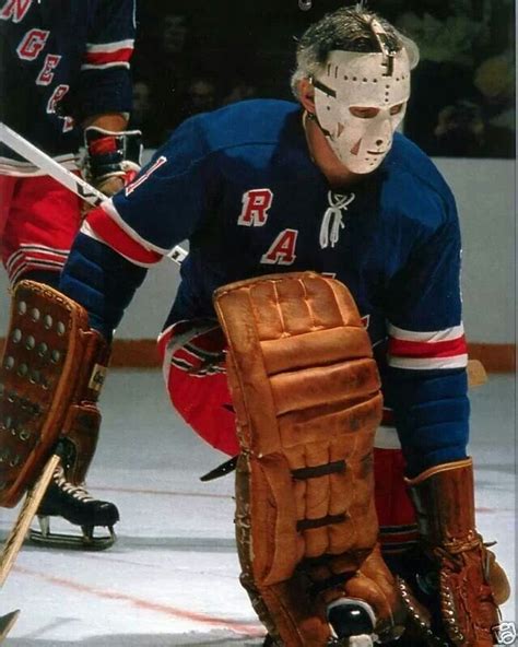 Ed Giacomin New York Rangers Rangers Hockey Hockey Goalie Goalie Mask
