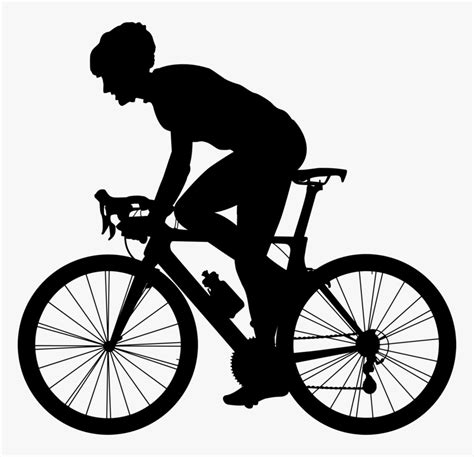 Stylecyclingspoke Road Bike Vector Silhouette Hd Png Download