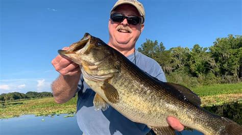 Hot Summer Bass Fishing On The Rodman Reservoir In North Florida
