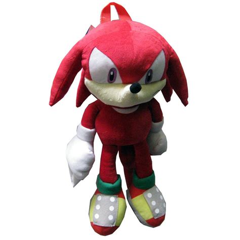 Sonic The Hedgehog Doll Plush Backpack Knuckles Red 20 Inch