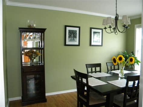 For Our Dinning Room I Want To Paint This Color Green With Brown