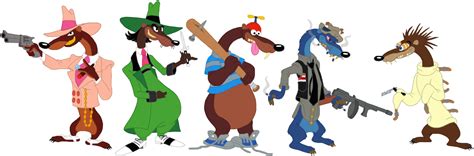 Toon Patrol Weasels Line Up Roger Rabbit Cartoon Crazy Cartoon Styles