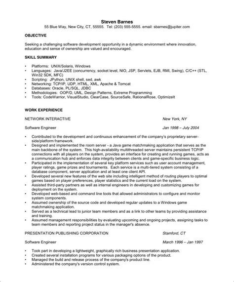 Use our mechanical engineer resume template for word to create a summary statement that will keep people reading to the very end. Cv Templates Developer (4) - TEMPLATES EXAMPLE | TEMPLATES ...