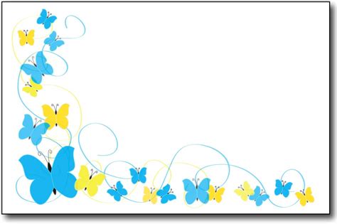 Butterflies Free Printable Frames Borders And Labels