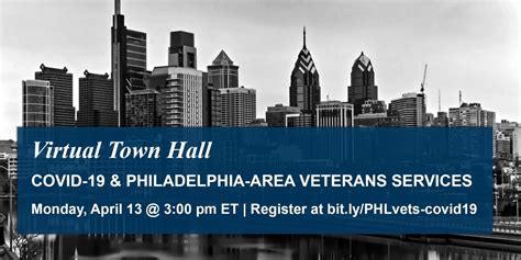 Virtual Town Hall Covid 19 And Philadelphia Area Veterans Services