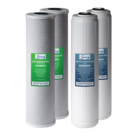 Ispring F4wgb22bpb Replacement Water Filters For 2 Stage 20 Big Blue