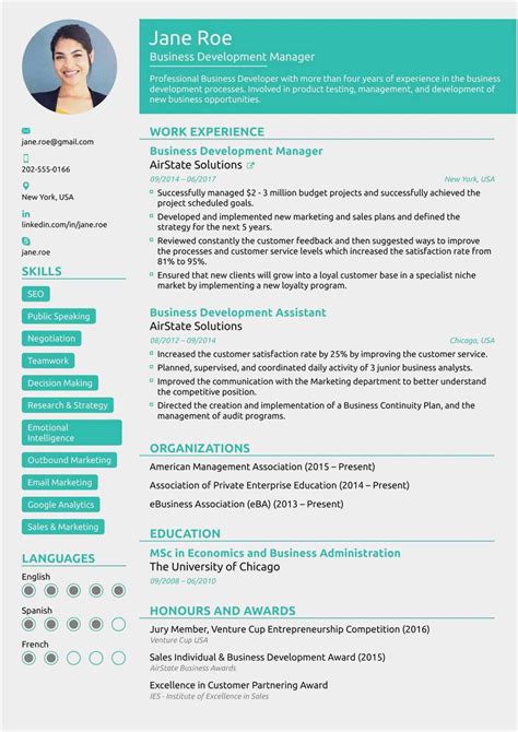 Create a perfect resume with our online curriculum vitae maker in just a few steps. Free 60 Business Intelligence Resume format | Free ...