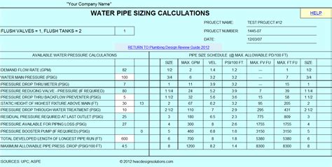 The table above shows sizing for schedule 40 pvc pipe in different sizes. Plumbing Design Review Guide 2012