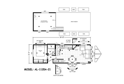 Alpine Loft Al 1135a 21 By Cavco Park Models And Cabins