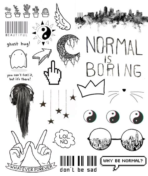 Black And White Stickers Printable