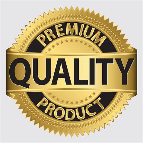 Quality Assurance Premium Quality Label Premium Quality Golden