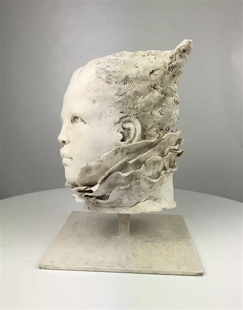 Tête à Collerette By Elisabeth Dupin Sjöstedt 2021 Sculpture