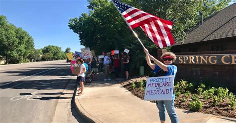 Hundreds rally against GOP health care bill in Fort Collins protest