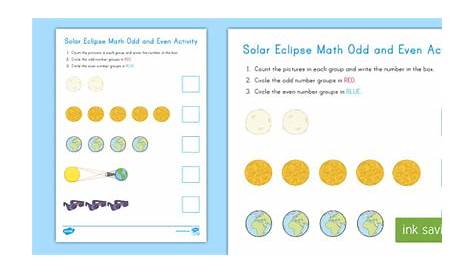 math worksheet for eclipse