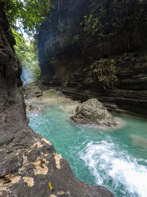 Badian Canyoneering In Cebu Philippines Ft The Stunning Kawasan Falls