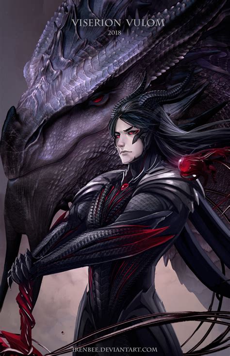 Oc Dragon Viserion Vulom Tao By Irenbee Dark Fantasy Art Fantasy
