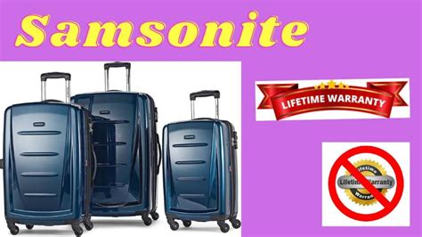 Does Samsonite Luggage Have A Lifetime Warranty Finebackpack