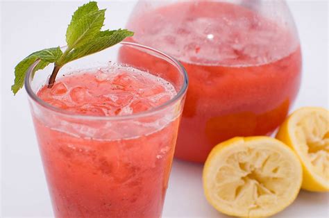 Recipe For Sparkling Strawberry Lemonade Lifes Ambrosia