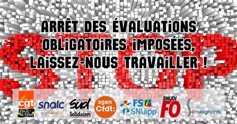 Pétition intersyndicale contre les évaluations obligatoires