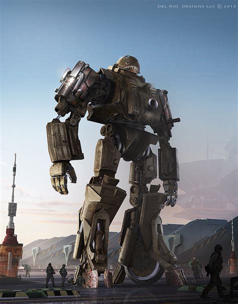 Concept Robots Robot Concept Art By Edward Del Rio