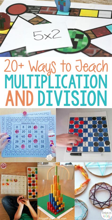 20 Ways To Teach Hands On Multiplication And Division