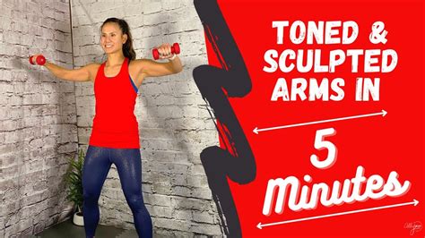 Quick Upper Body Workout5 Minutessculpt And Tone Youtube