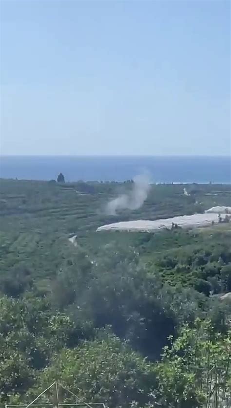 Avi Scharf On Twitter Rockets Fired From Se Of Tyre Lebanon Km From Israeli Border
