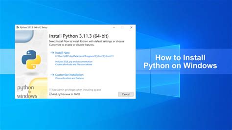 How To Install Python 3 11 3 On Windows
