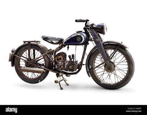 Old Puch 125 Vintage Motorcycle Stock Photo Alamy