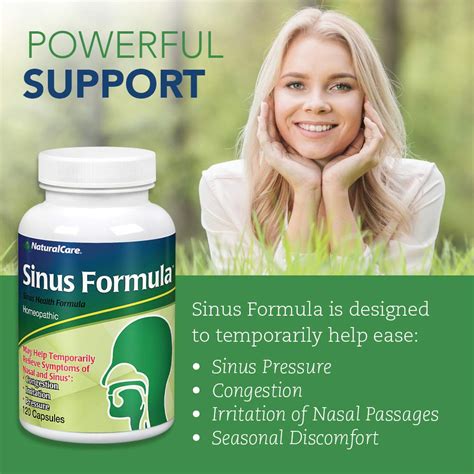 Naturalcare Sinus Formula Homeopathic Support For The Temporary