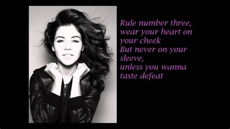 How To Be A Heartbreaker Marina And The Diamonds Lyrics Youtube