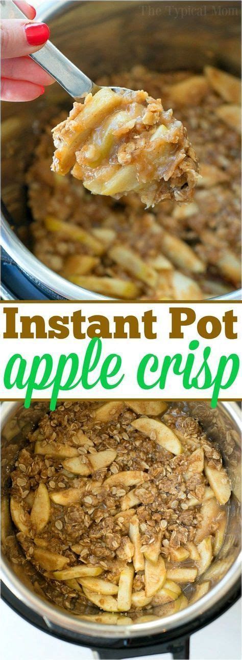 Check spelling or type a new query. This Instant Pot apple crisp recipe is amazing! Tastes ...