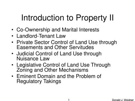 Ppt Introduction To Property Ii Powerpoint Presentation Free