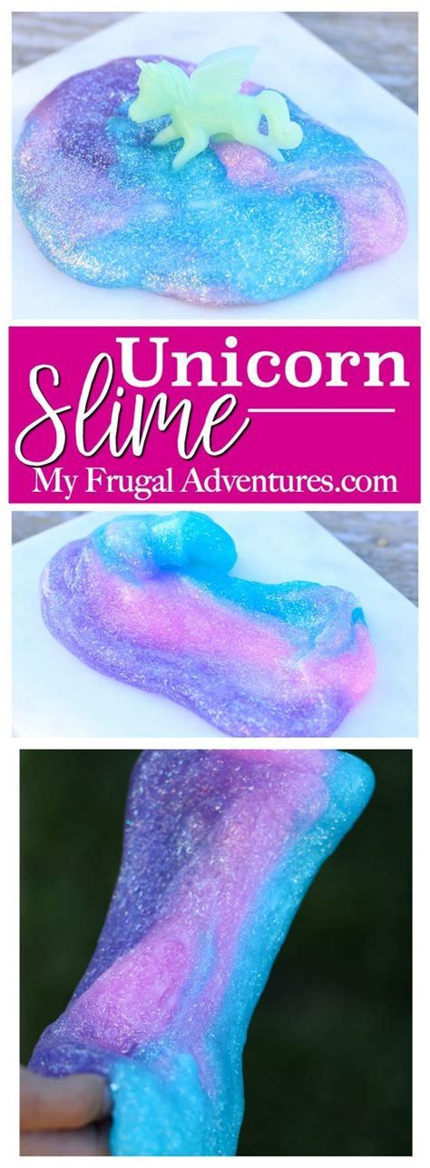 Easy Unicorn Slime Recipe My Frugal Adventures Slime Party Unicorn