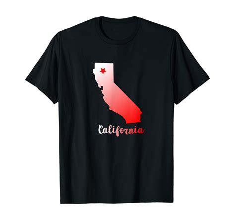 State Of California Usa T Shirt Clothing