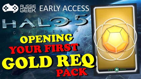 Halo 5 Guardians Gold Req Pack And More Youtube