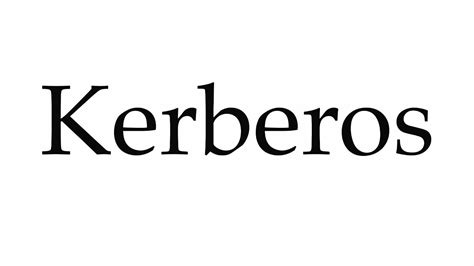 Kerberos is an authentication protocol that is used to verify the identity of a user or host. How to Pronounce Kerberos - YouTube