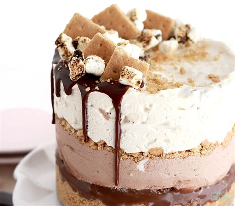 The Ultimate Smores Ice Cream Cake Sugar And Sparrow
