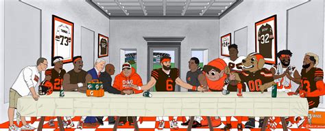 Completed Cleveland Browns Last Supper Wallpaper Browns