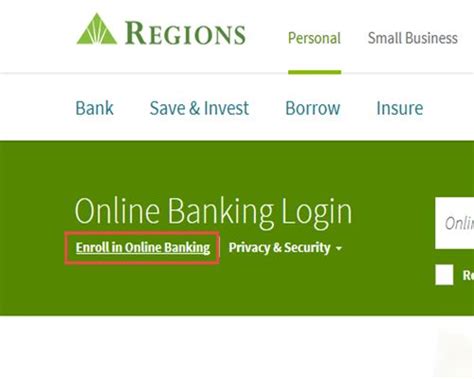 How To Enroll In Online Banking Regions Online Banking Small